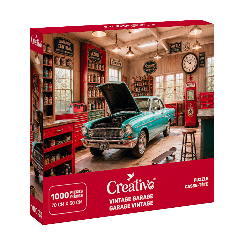 Image Creativo - Casse-tête 1000 mcx - Garage vintage